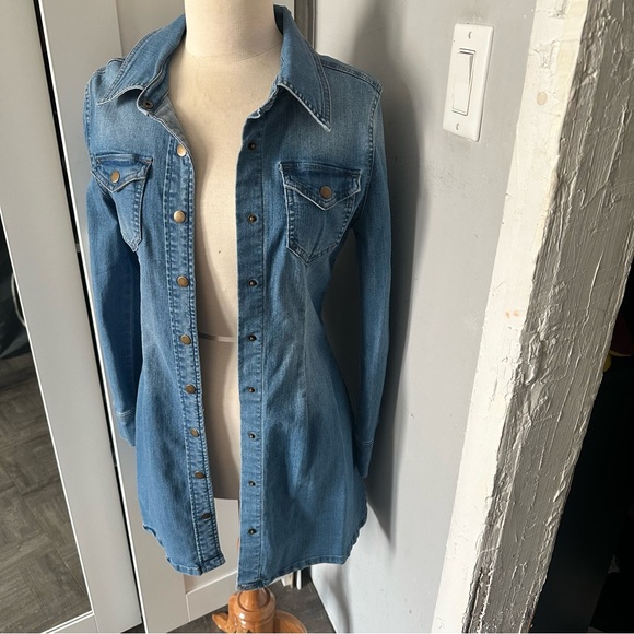 Dollhouse | denim dress size medium - Picture 2 of 6